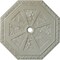 Ekena Millwork Spring Octagonal Ceiling Medallion (Canopies up to 3"), 29 1/8"OD x 2 1/4"ID x 1 1/8"P, Flash Copper CM30SPFCS - alternate 1